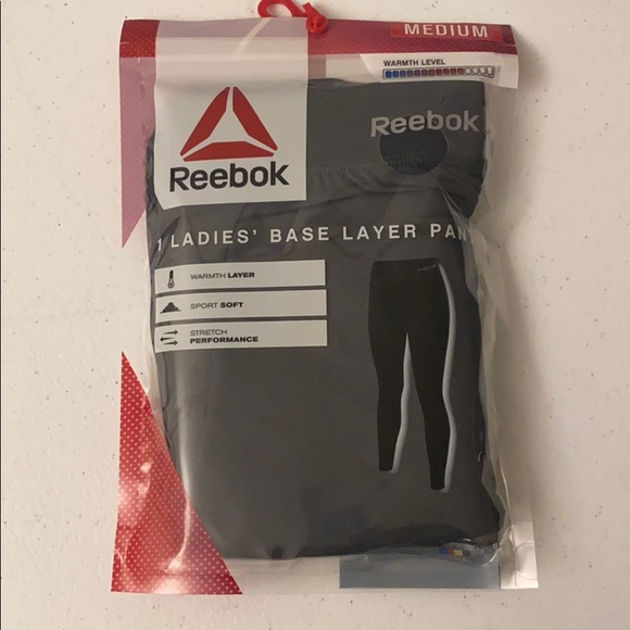 Reebok Pants & Jumpsuits Reebok Grey Long Underwear Thermal Pant